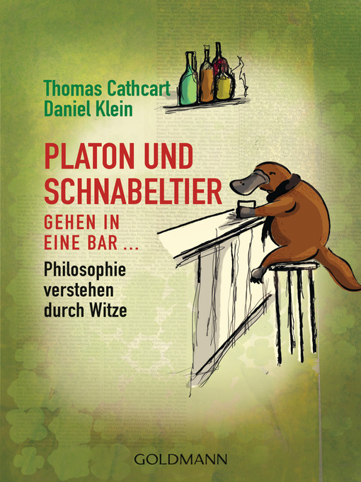 Cover image for Platon und Schnabeltier gehen in eine Bar...